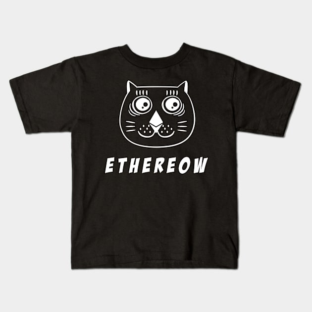 Ethereum funny cat shirt - Uncle Tom Ethereow Kids T-Shirt by mangobanana